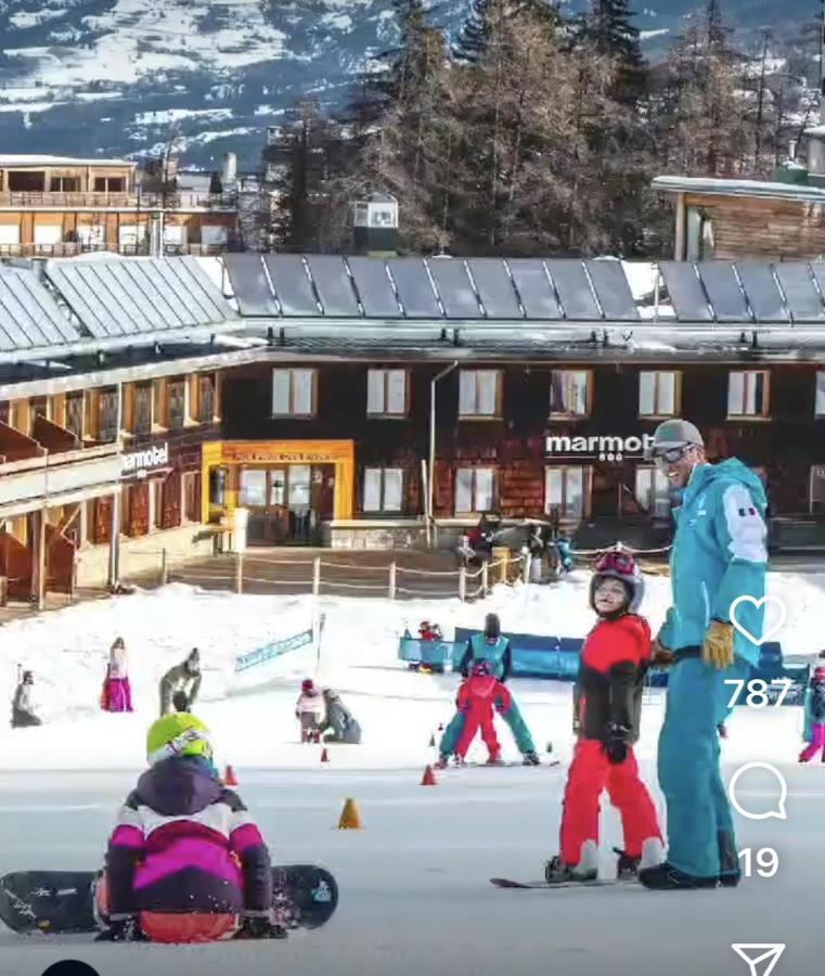 Studio Chaleureux A Uvernet Fours 25M² Avec Vue Montagne Exterior foto